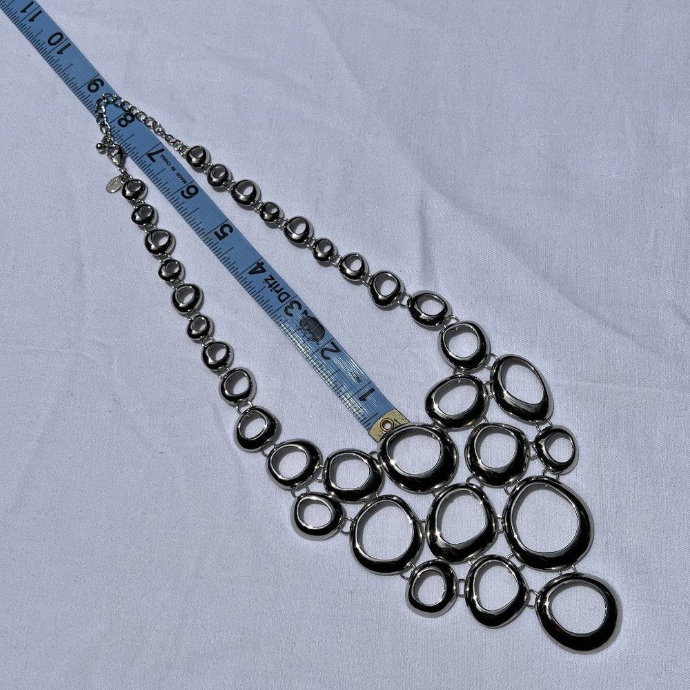 Lia Sophia Silver Tone Torrent Necklace - Picture 6 of 6